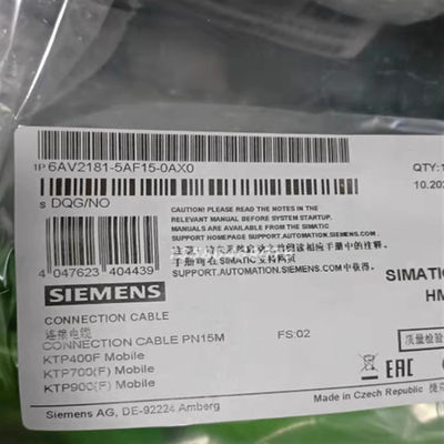 KTPX00 (F) 6AV2181-5AF15-0AX0 HMI Touch Screen Cable Connecting