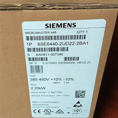 2.2KW Siemens Frequency Converter Not AOP 6SE6440-2UD22-2BA1