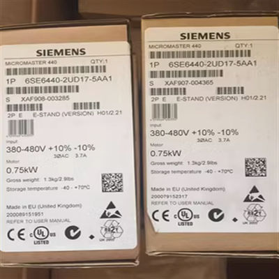 R2S3 Siemens Frequency Converter 3kW 6SE6440-2UD23-0BA1 MICROMASTER 440