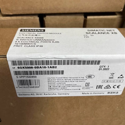 24V Industrial Ethernet Switch XB008 6GK5008-0BA00-1AB2 IP20