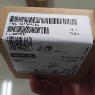 24V DC PLC Power Module / 6ES7136-6PA00-0BC0 Fault Safety Module