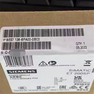 24V DC PLC Power Module / 6ES7136-6PA00-0BC0 Fault Safety Module