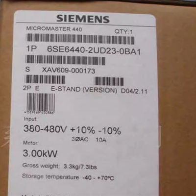 R2S3 Siemens Frequency Converter 3kW 6SE6440-2UD23-0BA1 MICROMASTER 440
